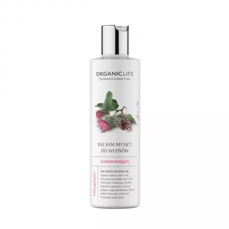 Botaniczny Balsam Myjący do Włosów Wzmacniający Łopian Większy 250 g Organic Life