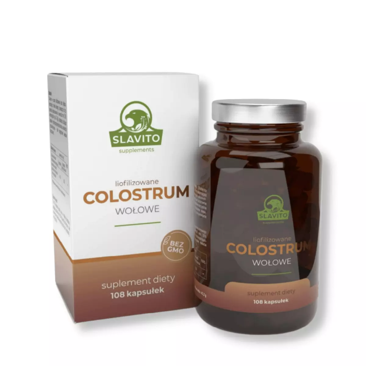 Liofilizowane Colostrum Wołowe (108 kaps) Hubert Czerniak Slavito Liofilizowane Colostrum Wołowe (108 kaps) Hubert Czerniak Slavito