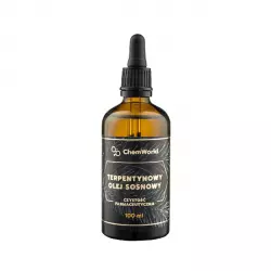 Terpentynowy Olej Sosnowy Terpentyna Sosnowa 100 ml Szklana Butelka ChemWorld
