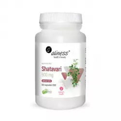 Shatavari Ekstrakt 500 mg Kobiece Wsparcie(100 kaps) VEGE Aliness