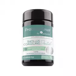 Probiotyk do Ssania ProbioBalance Dental Bacillus Coagulans 10 mld Żywych Komórek Bakterii (90 tab) Aliness