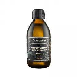 Terpentynowy Olej Sosnowy Terpentyna Sosnowa 250 ml Szklana Butelka ChemWorld