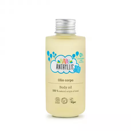 Olejek do Ciała dla Dzieci Bezzapachowy Naturalne Prebiotyki Szklane Opakowanie ZERO WASTE 125 ml Pierpaoli Baby Anthyllis Zero
