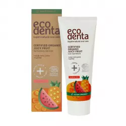 Owocowa Pasta do Zębów dla Dzieci Certyfikowana 75 ml ECODENTA