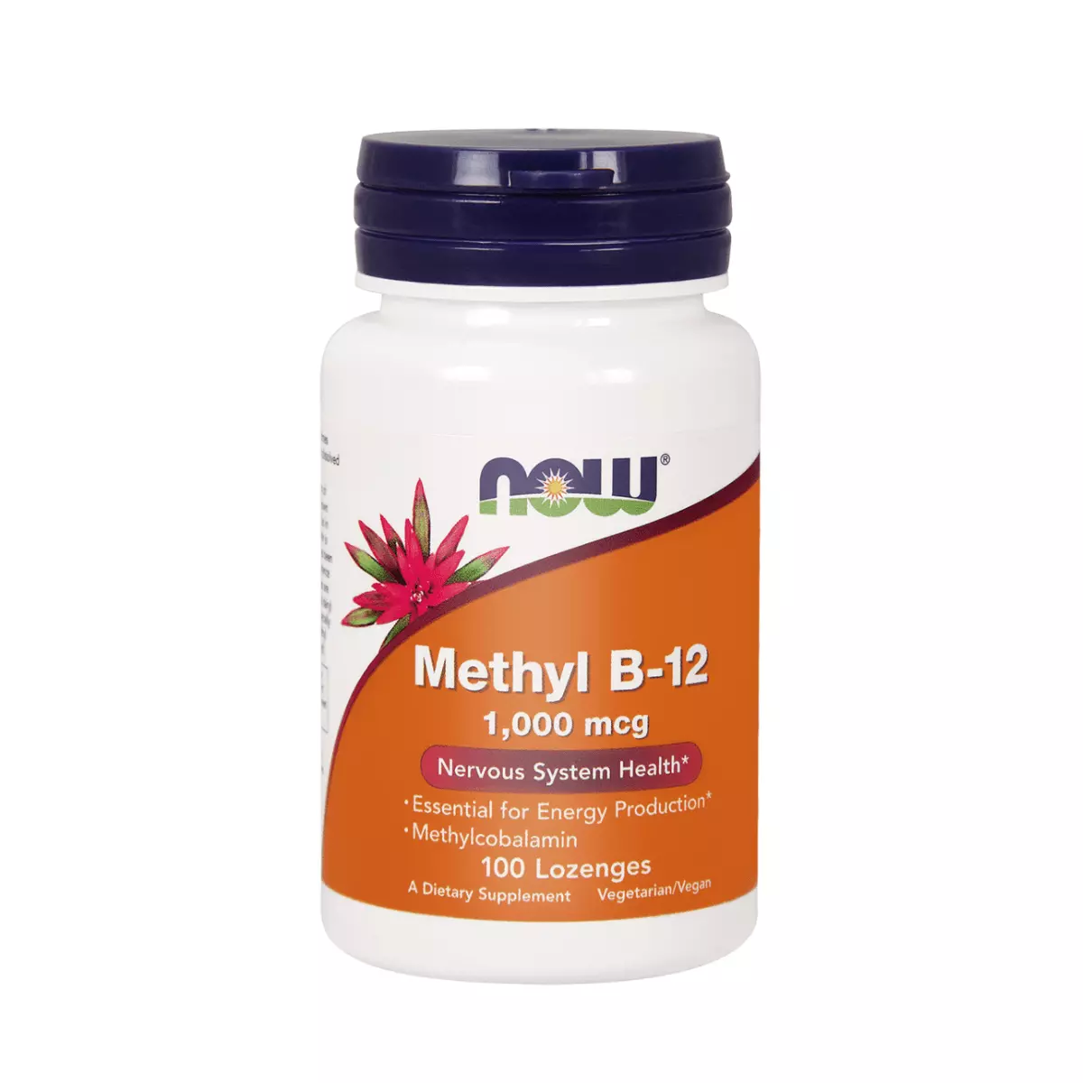 Methyl B-12 1000 mcg do Ssania Wsparcie Układu Nerwowego (100 pastylek) Now Foods Methyl B-12 1000 mcg do Ssania Wsparcie Układu Nerwowego (100 pastylek) Now Foods