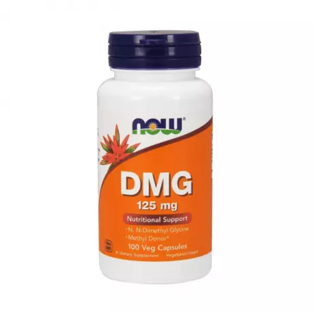 DMG 125 mg Dimetyloglicyna (100 kaps) Now Foods