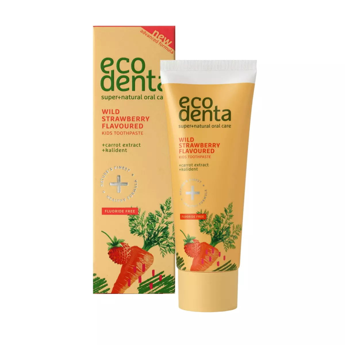 Pasta Do Zębów Dla Dzieci Poziomkowa 75 ml Ecodenta Pasta Do Zębów Dla Dzieci Poziomkowa 75 ml Ecodenta