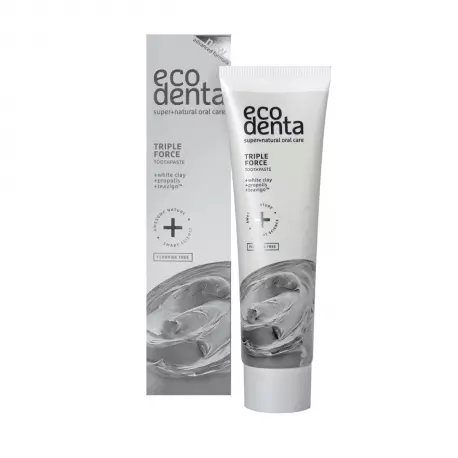 Pasta Do Zębów o Potrójnym Działaniu 100 ml (Propolis, Glinka) Ecodenta