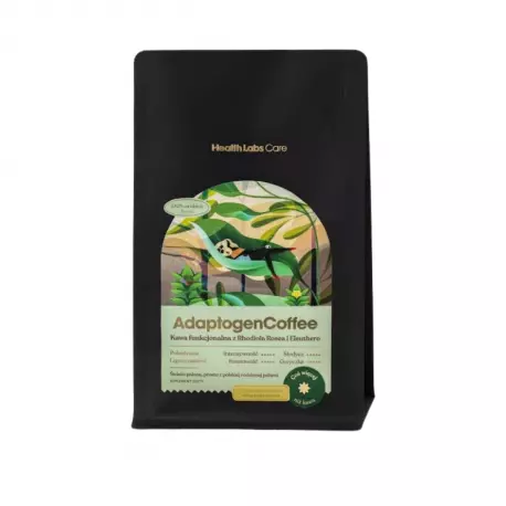 AdaptogenCoffee Kawa Funkcjonalna z Rhodiola Rosea i Eleuthero 252 g Health Labs Care