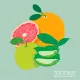 Dezodorant w Kulce dla Dzieci od 5 Roku Życia Grejpfruit i Mięta 50 ml TOOFRUIT