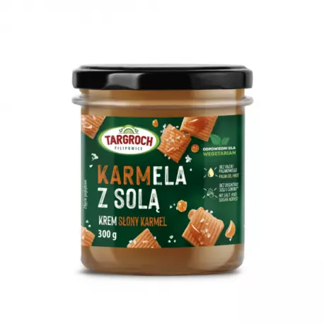 Krem o Smaku Słonego Karmelu KARMELA Z SOLĄ 300 g TARGROCH