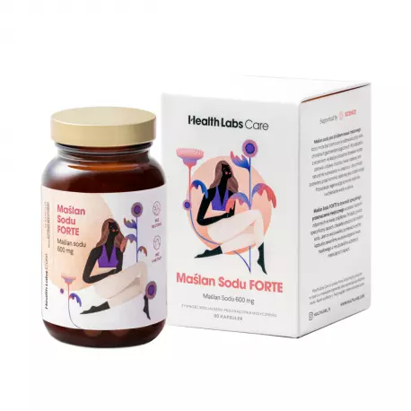 Maślan Sodu FORTE 600 mg (60 kaps) Wsparcie Jelit (Żywność Specjalnego Przeznaczenia Medycznego) Health Labs Care