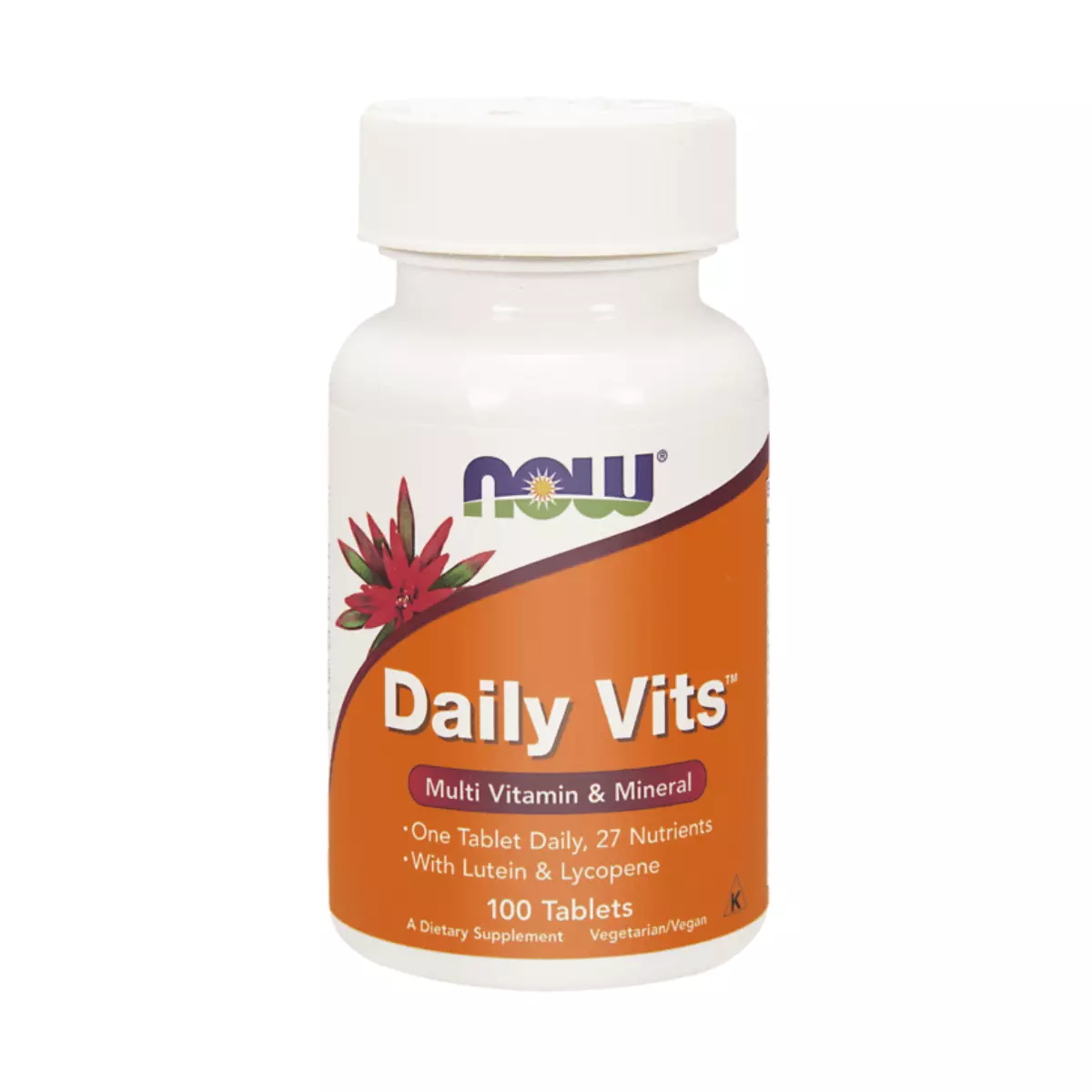 Daily Vits Multi Vitamin & Mineral Kompleks Witamin i Minerałów (100 tab) Now Foods Daily Vits Multi Vitamin & Mineral Kompleks Witamin i Minerałów (100 tab) Now Foods