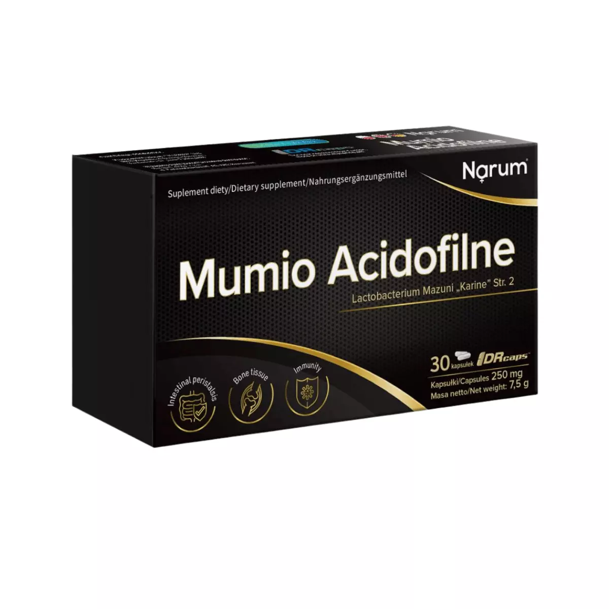 Mumio Acidofilne 250 mg Zdrowa Flora Jelitowa (30 kaps) Narum Mumio Acidofilne 250 mg Zdrowa Flora Jelitowa (30 kaps) Narum