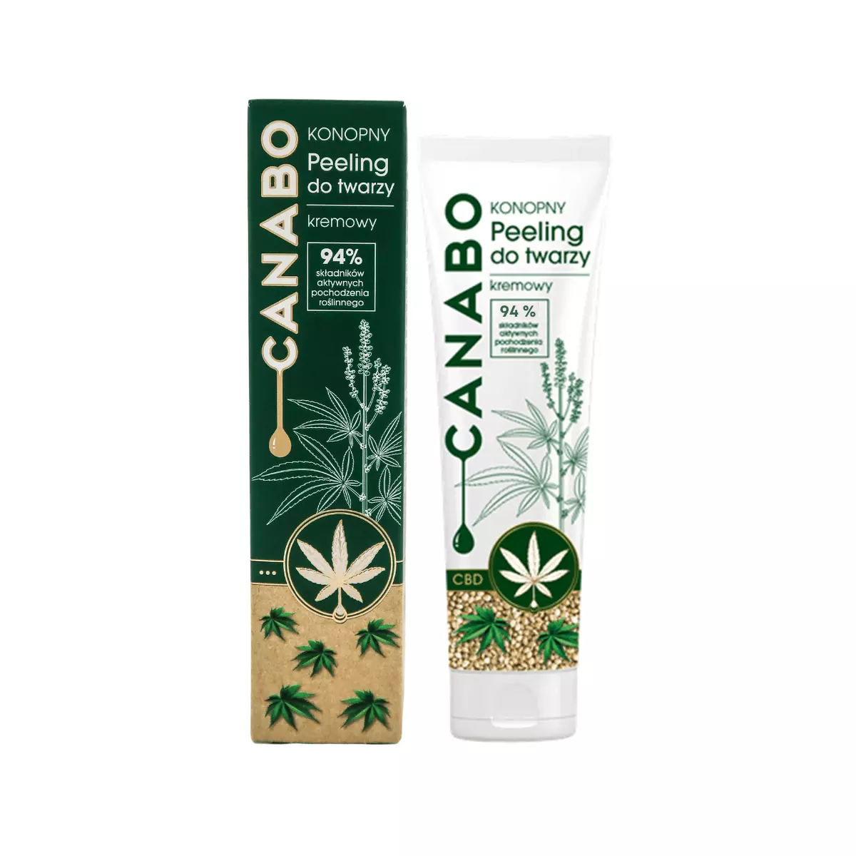 Kremowy Peeling do Twarzy Konopny 100 ml Canabo Kremowy Peeling do Twarzy Konopny 100 ml Canabo