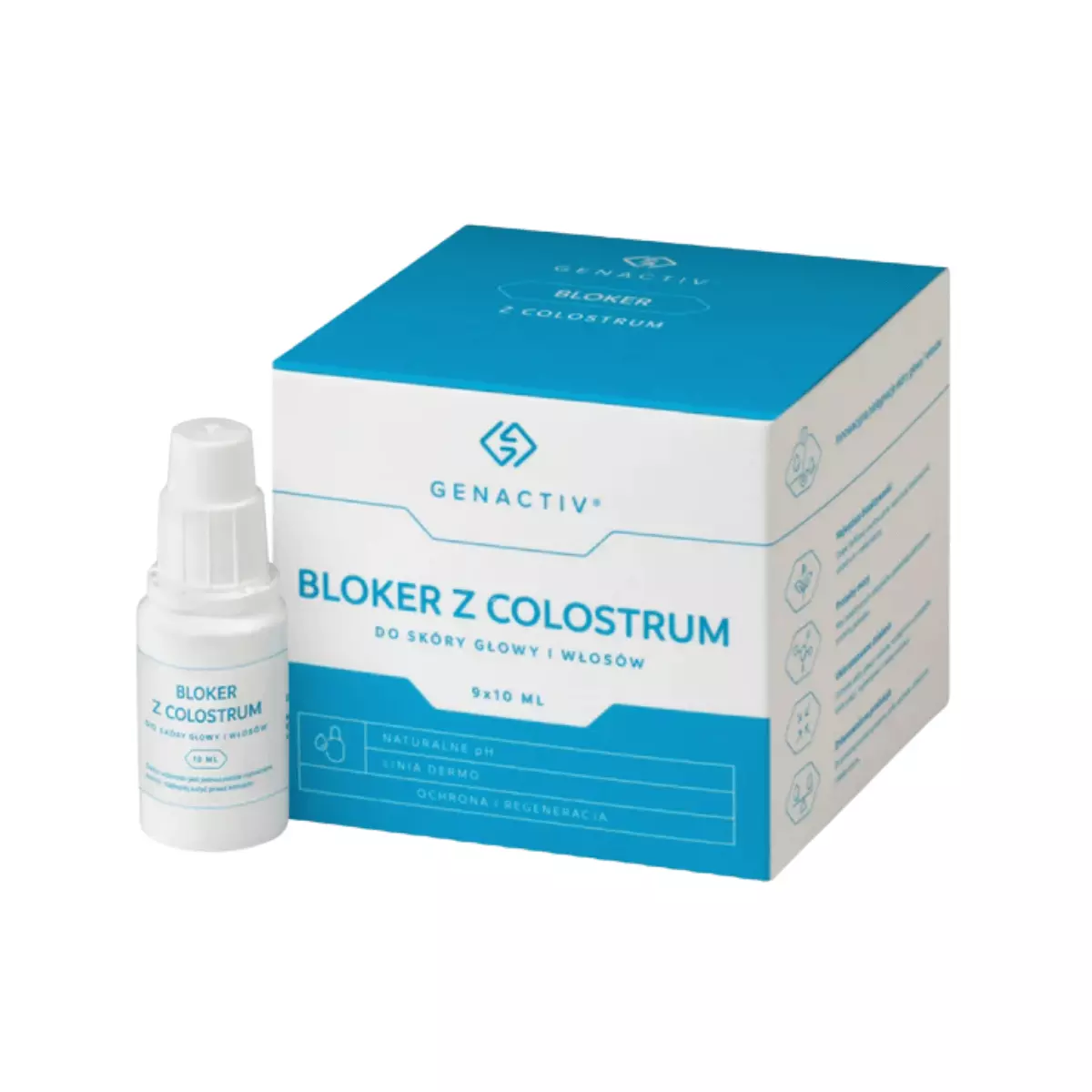 Colosregen Bloker Bioaktywny Ochrona Skóry Głowy Colostrum Bovinum Mleko Klaczy i Proteiny Jedwabiu 9x10 ml Genactiv Schematy Colosregen Bloker Bioaktywny Ochrona Skóry Głowy Colostrum Bovinum Mleko Klaczy i Proteiny Jedwabiu 9x10 ml Genactiv Schematy
