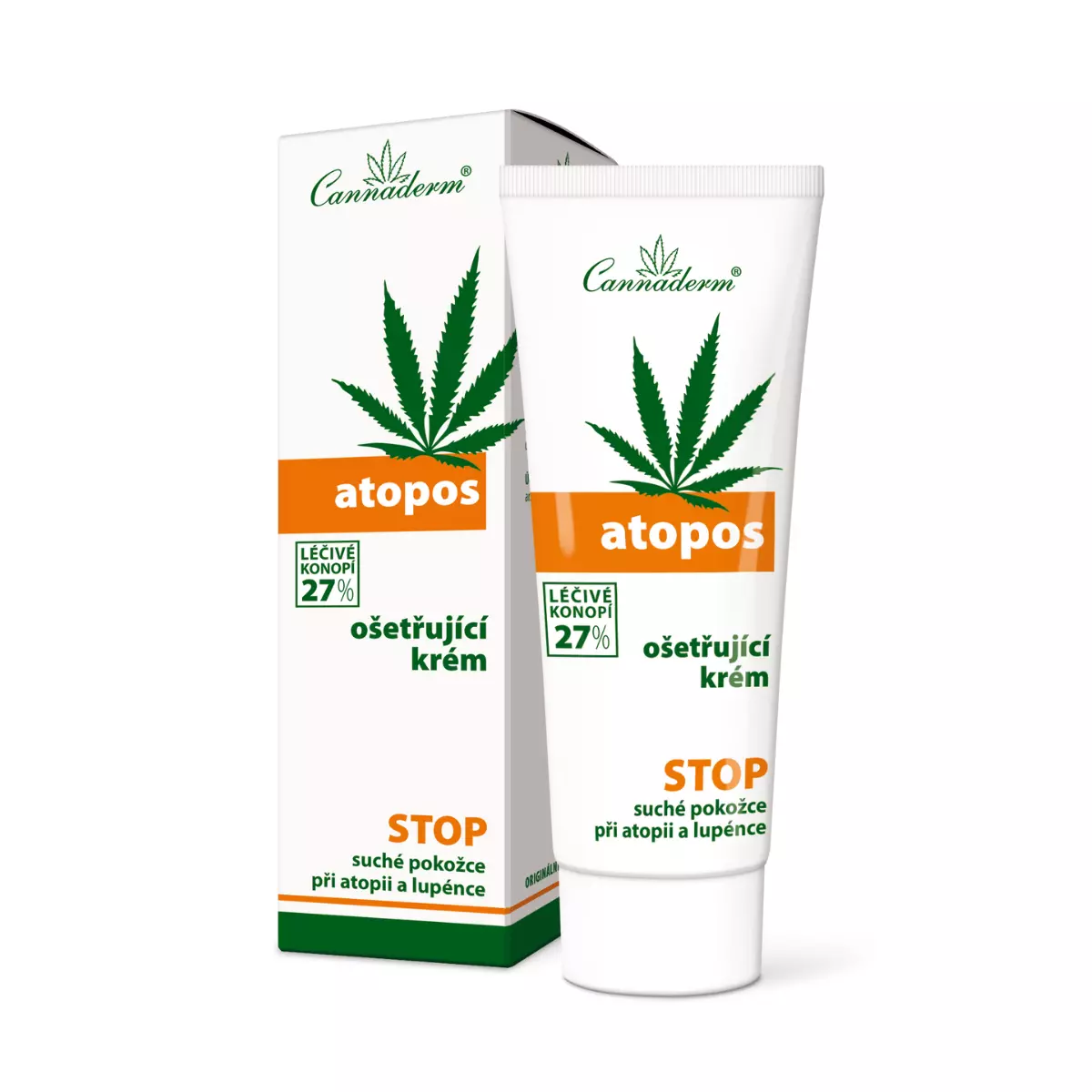 Atopos Krem do Twarzy na AZS i Łuszczycę Pielęgnacyjny 75 g Cannaderm Atopos Krem do Twarzy na AZS i Łuszczycę Pielęgnacyjny 75 g Cannaderm