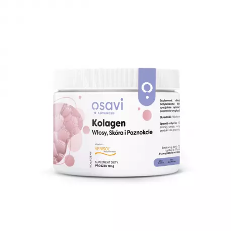 Kolagen Włosy Skóra i Paznokcie Proszek 150 g Osavi