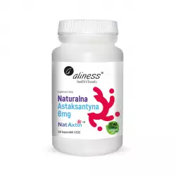 Naturalna Astaksantyna 8 mg NatAxtin (60 kaps) Aliness