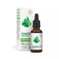 Oregadrop Olejek z Oregano 80% Karwakrolu Krople 30 ml w Płynie Aura Herbals
