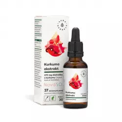 Ekstrakt z Kurkumy NovaSOL Kurkumina Krople 30 ml w Płynie Aura Herbals