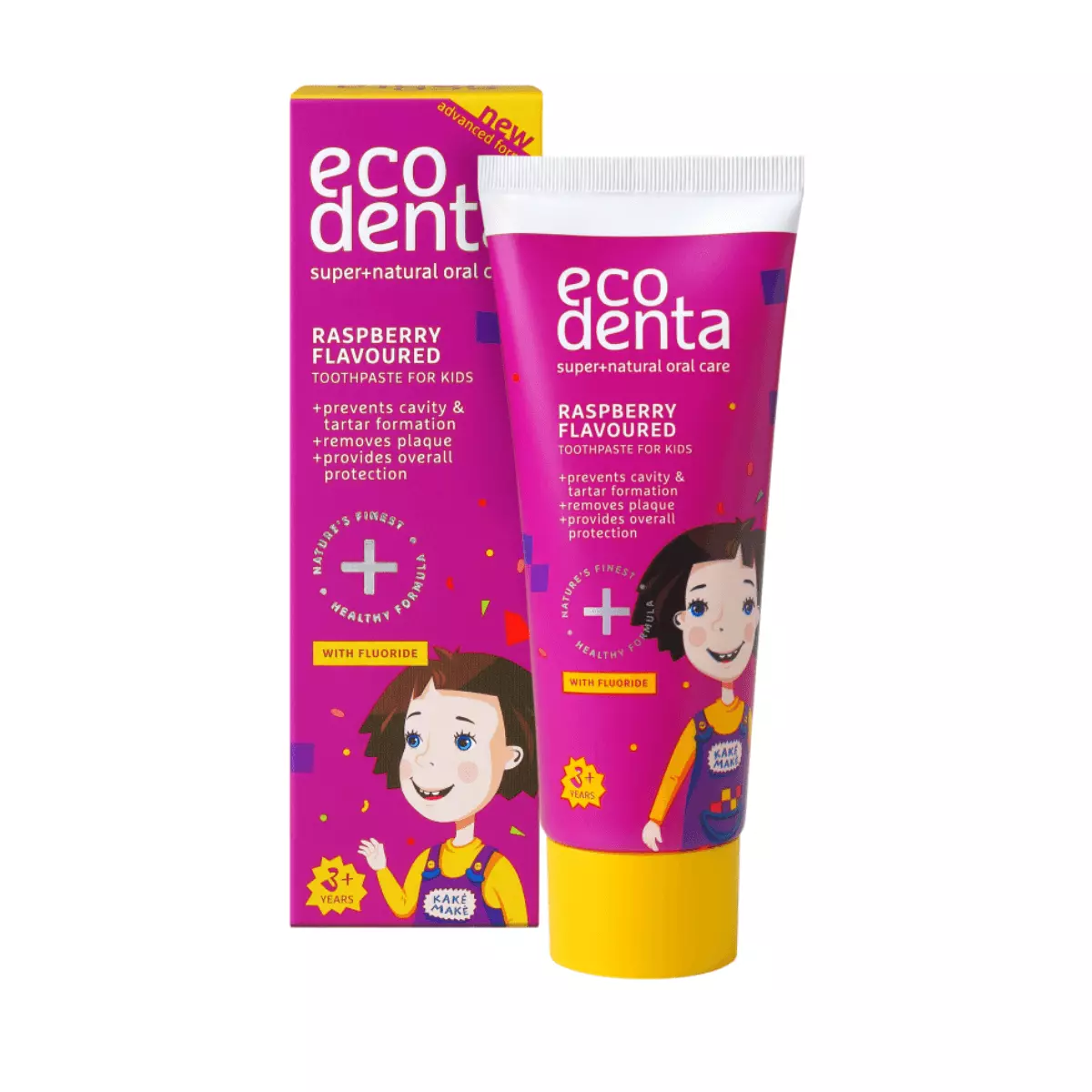 Pasta do Zębów dla Dzieci o Smaku Malinowym 75 ml ECODENTA Pasta do Zębów dla Dzieci o Smaku Malinowym 75 ml ECODENTA