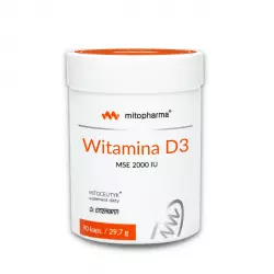 Witamina D3 MSE 2000 IU Cholekalcyferol Dr Enzmann (90 kaps) Mito-Pharma
