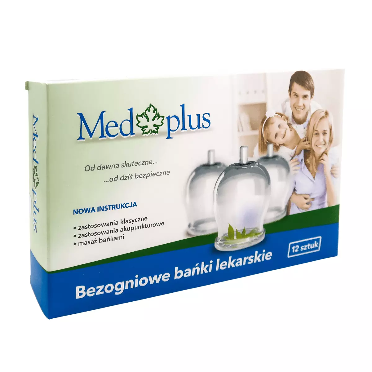 Bezogniowe Bańki Lekarskie z Pompką o Średnicy 40 mm (12 szt) Med Plus Bezogniowe Bańki Lekarskie z Pompką o Średnicy 40 mm (12 szt) Med Plus