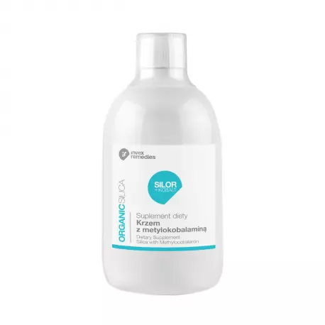 SILOR+KOBALT ORGANIC SILICA Krzem Organiczny z Metylokobalaminą 500 ml Invex Remedies