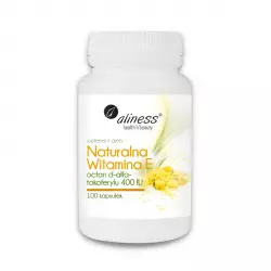 Naturalna witamina E 400IU (100 kaps) Aliness