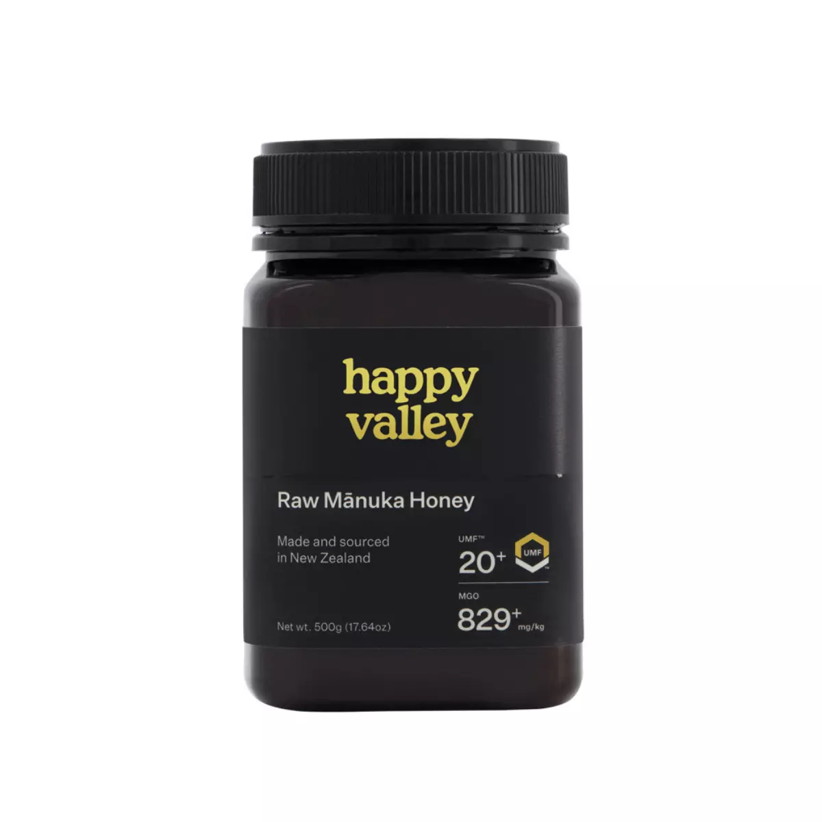 Miód Manuka UMF 20+ MG 829+ 500 g Premium Happy Valley Miód Manuka UMF 20+ MG 829+ 500 g Premium Happy Valley