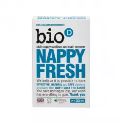 Nappy Fresh Dodatek do Proszku do Prania Pieluch Bielizny Podpasek wielorazowych 500 g BIO-D
