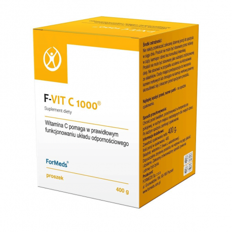 F-VIT C 1000 Witamina C Proszek 400 g ForMeds