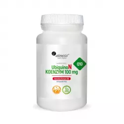 Koenzym Q10 UbiquinoN UbichinoN Naturalny 100mg (100kaps) ALINESS