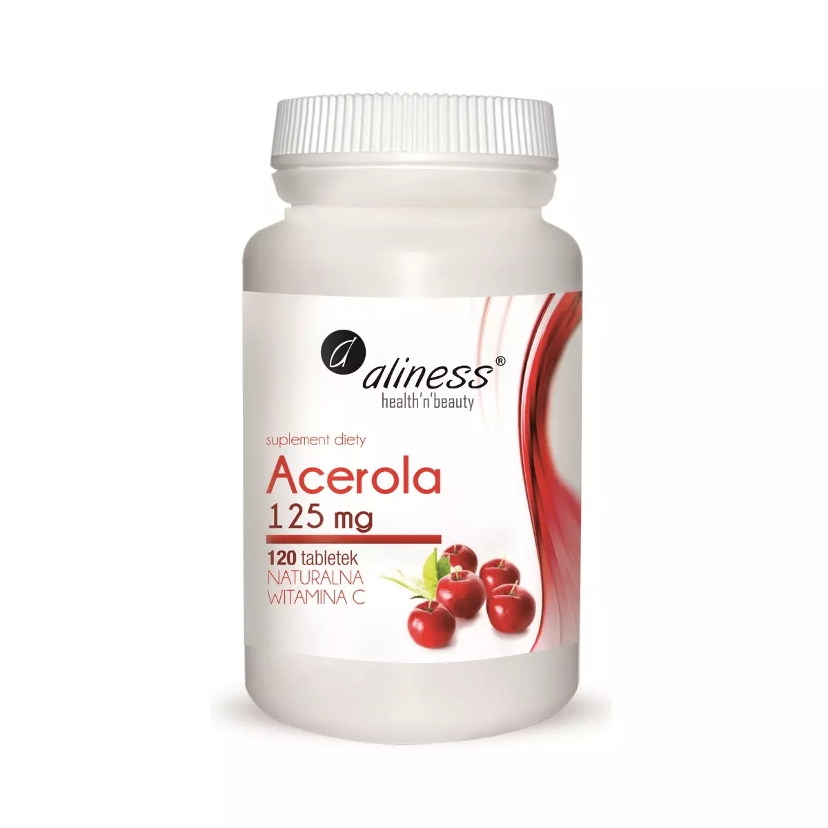 Acerola Naturalna Witamina C 125 mg (120 tab) Aliness Acerola Naturalna Witamina C 125 mg (120 tab) Aliness