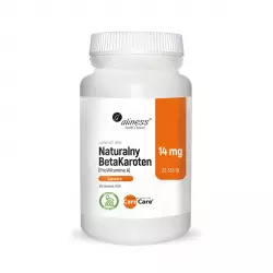 Beta Karoten Naturalny 14 mg 23 333 IU (100 tab) ProWitamina A Aliness