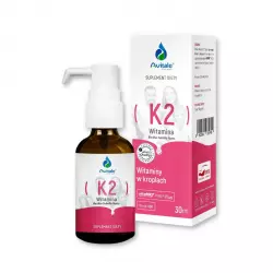 Witamina K2 (VitaMk7) 25 mcg w Kroplach 30 ml Avitale Aliness