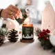 HO HO HO! Świąteczna Świeca Sojowa Ręcznie Robiona Wegańska 120 ml YUSH