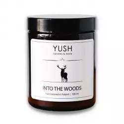 INTO THE WOODS Świeca Sojowa Duża Ręcznie Robiona Wegańska 180 ml YUSH