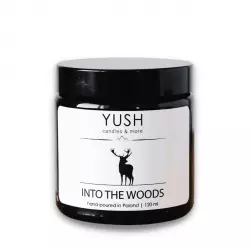 INTO THE WOODS Świeca Sojowa Ręcznie Robiona Wegańska 120 ml YUSH