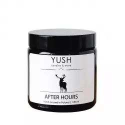 AFTER HOURS Świeca Sojowa Ręcznie Robiona Wegańska 120 ml YUSH